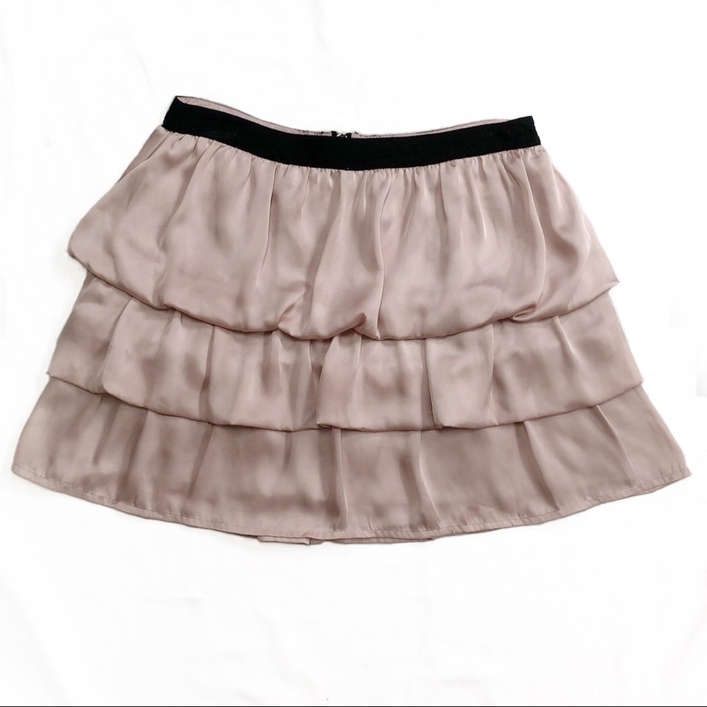 Guess layered bubble skirt, pink, size medium